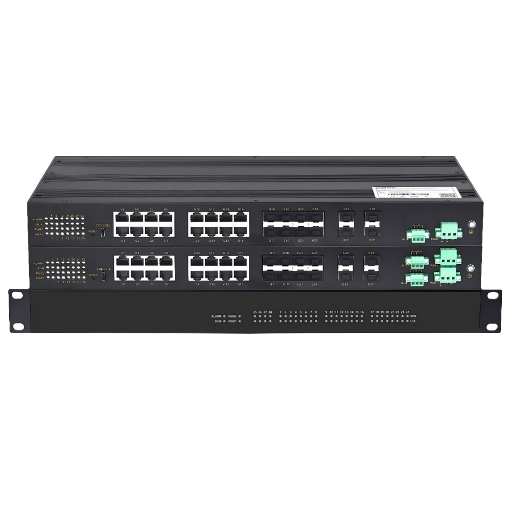 二層全國產(chǎn)千兆12光16電網(wǎng)管型機架式工業(yè)